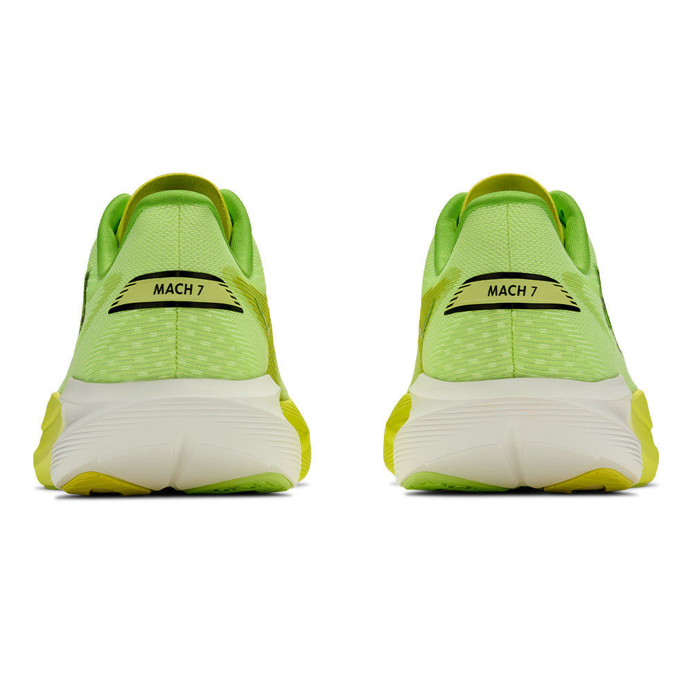 Hoka Men's Mach 7 - BlackToe Running#colour_neon-yuzu-hoka-citrus