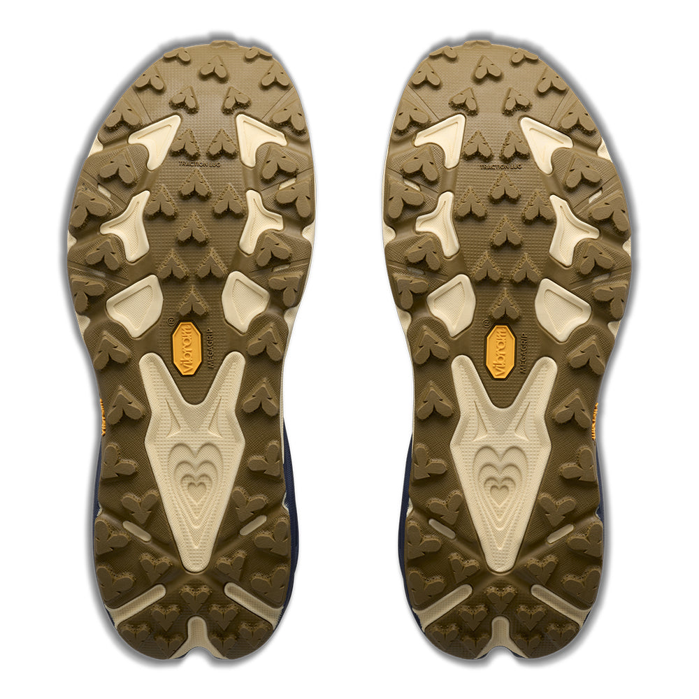 Hoka Men's Speedgoat 7 - BlackToe Running#colour_varsity-navy-barley-flour