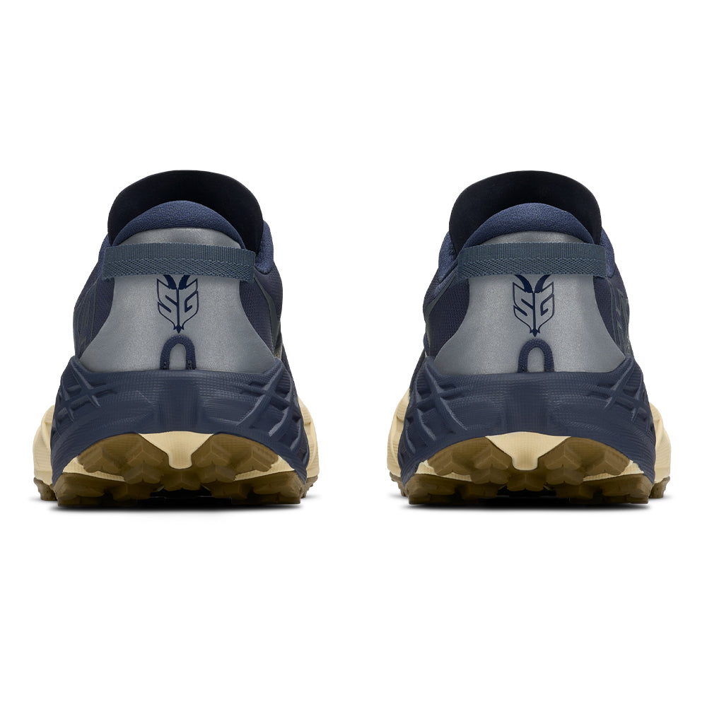 Hoka Men's Speedgoat 7 - BlackToe Running#colour_varsity-navy-barley-flour