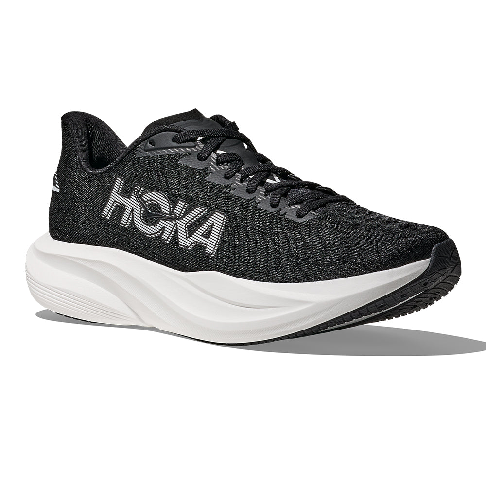 Hoka Women's Mach 7 - BlackToe Running#colour_black-white