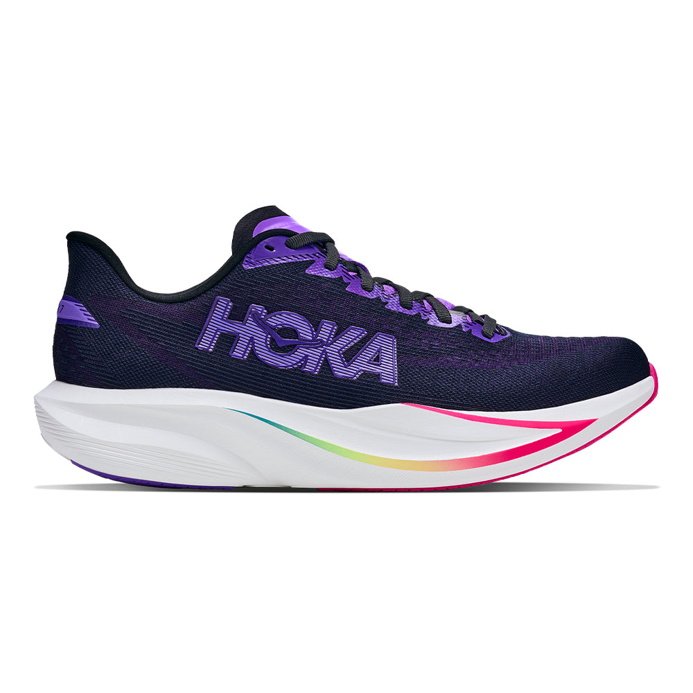 Hoka Women's Mach 7 - BlackToe Running#colour_carbon-black-cosmic-purple