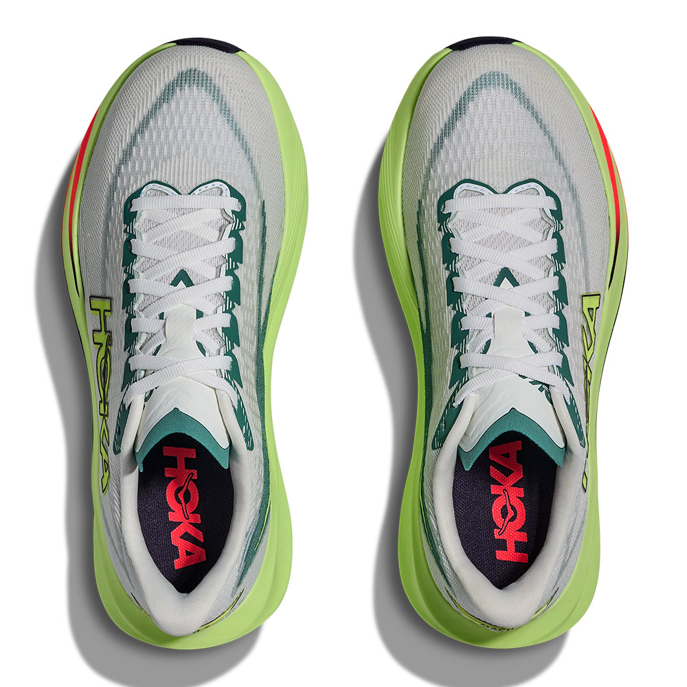 Hoka Women's Mach 7 - BlackToe Running#colour_frost-neon-yuzu