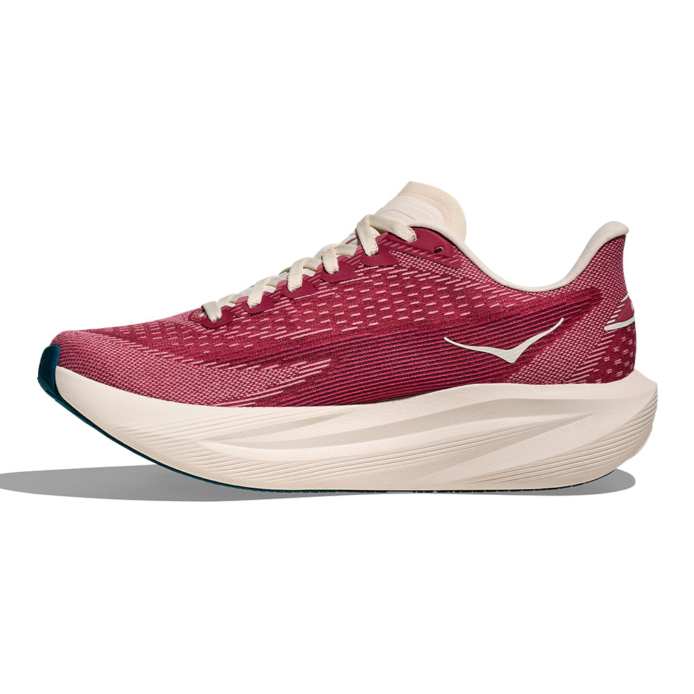 Hoka Women's Mach 7 - BlackToe Running#colour_lingonberry-cranberry