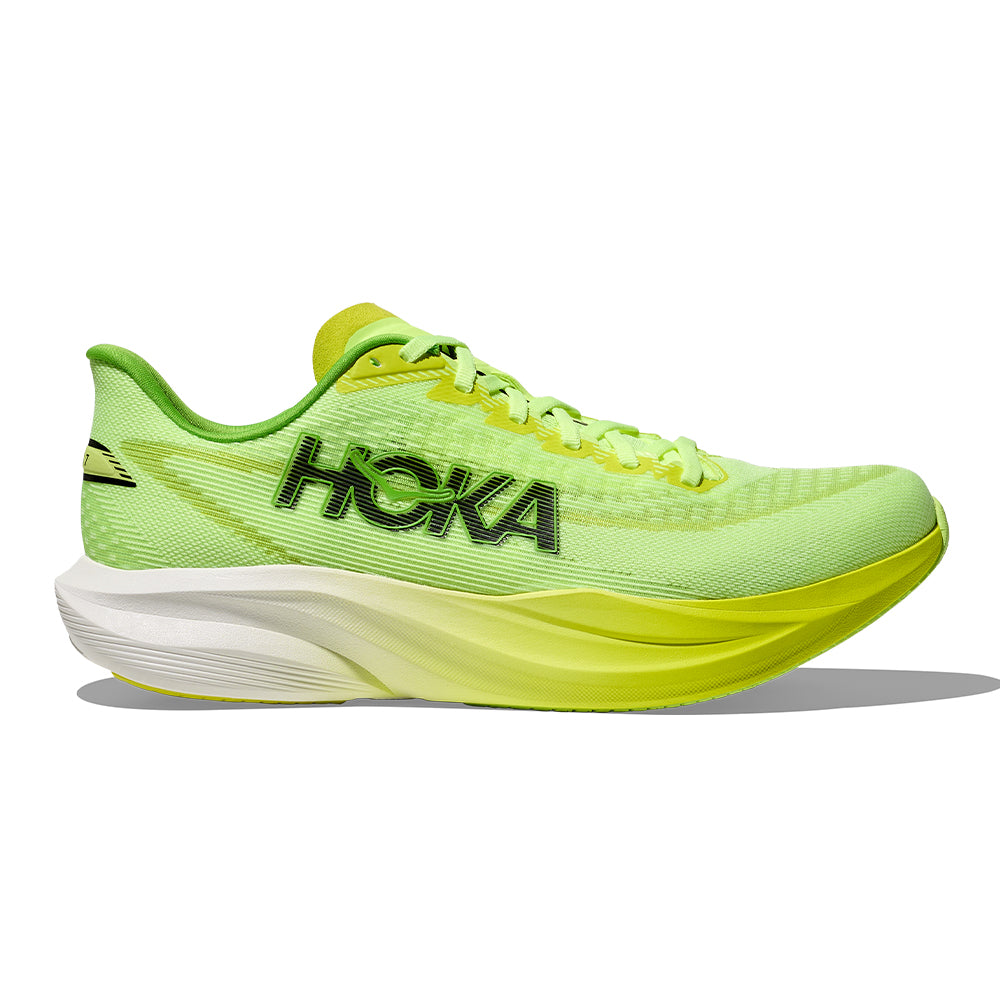 Hoka Women's Mach 7 - BlackToe Running#colour_neon-yuzu-hoka-citrus