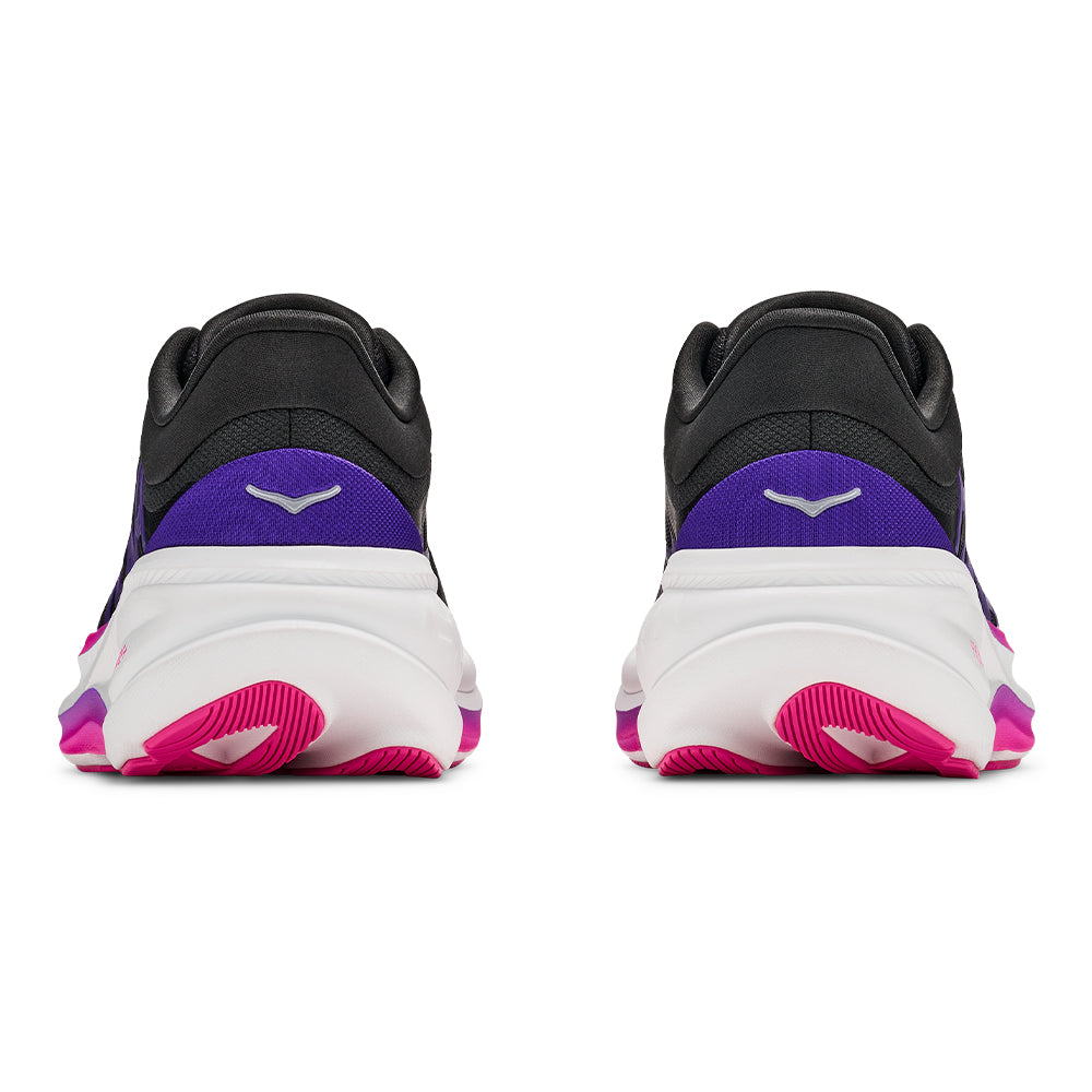 Hoka Women's Clifton Pro - BlackToe Running#colour_carbon-black-cosmic-purple