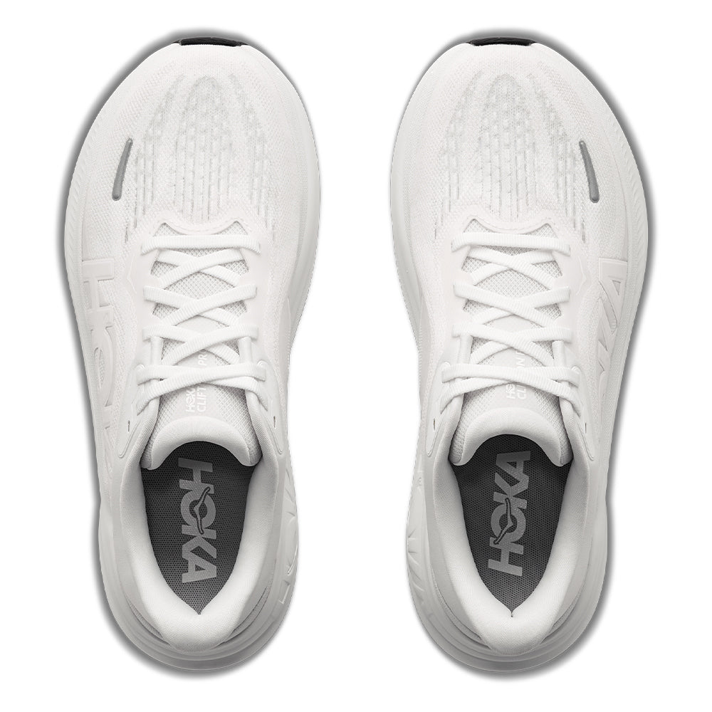 Hoka Women's Clifton Pro - BlackToe Running#colour_white-white