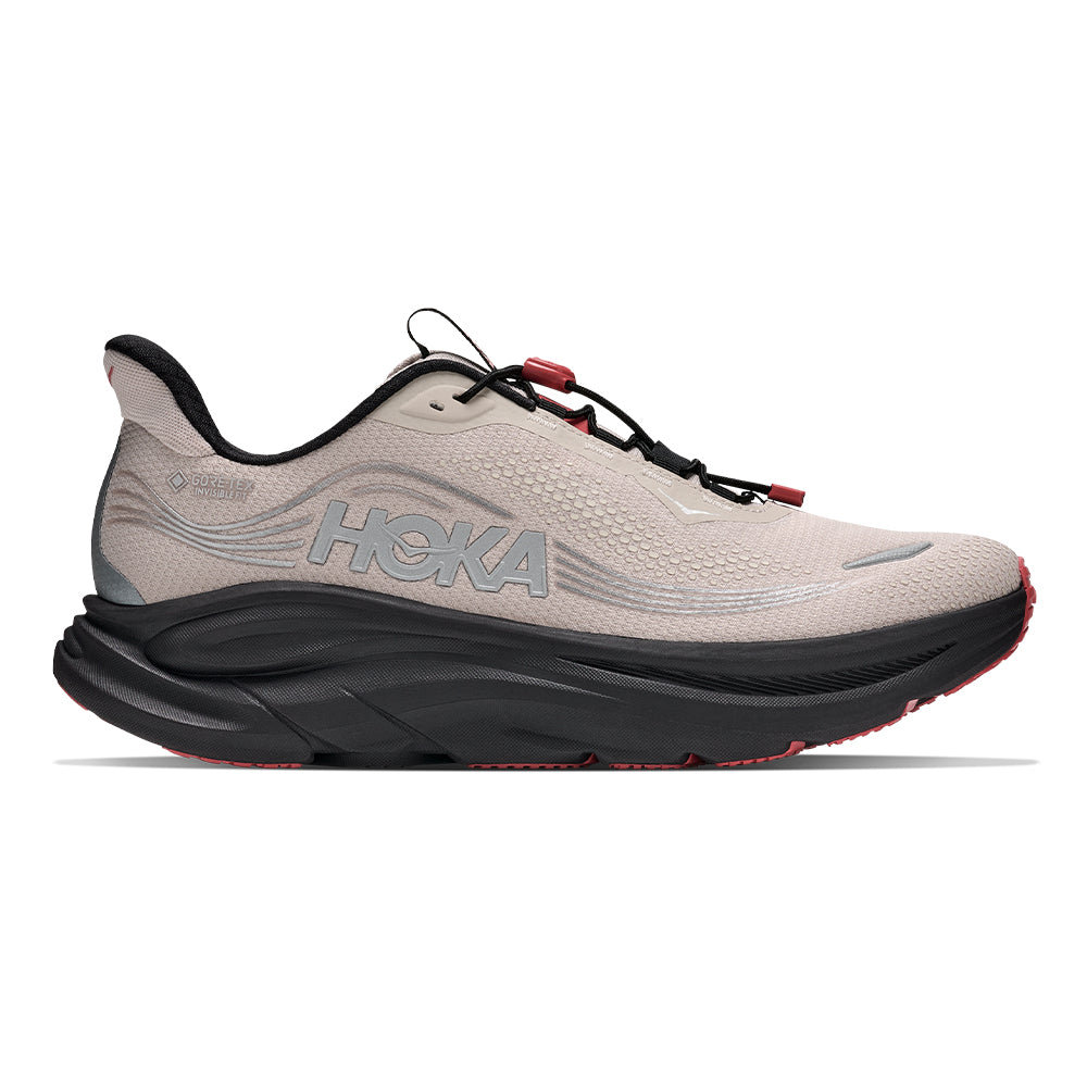 Hoka Men's Clifton 11 GTX - BlackToe Running#colour_river-rock-grey-carbon-black