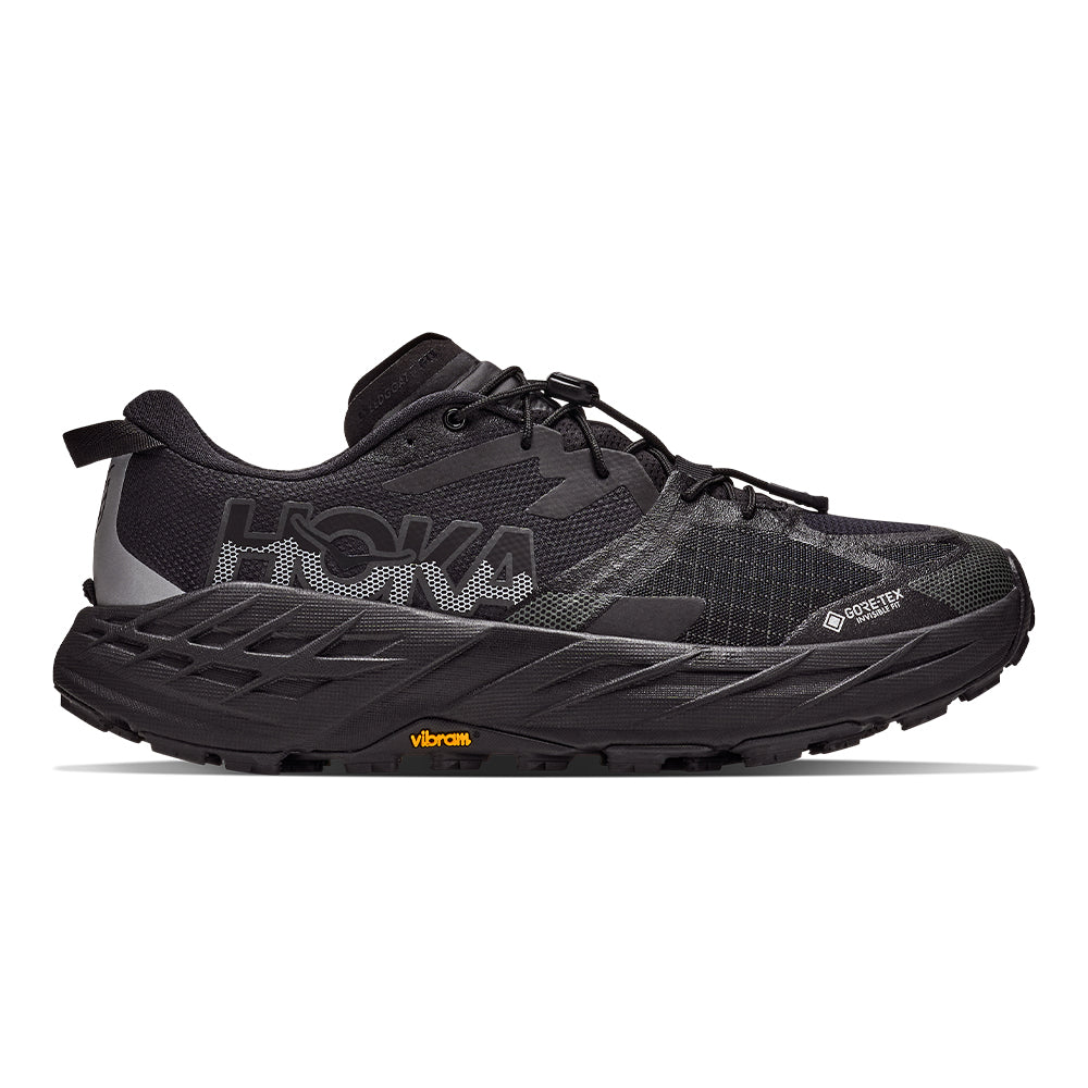 Hoka Women's Speedgoat 7 GTX - BlackToe Running#colour_black-carbon-black