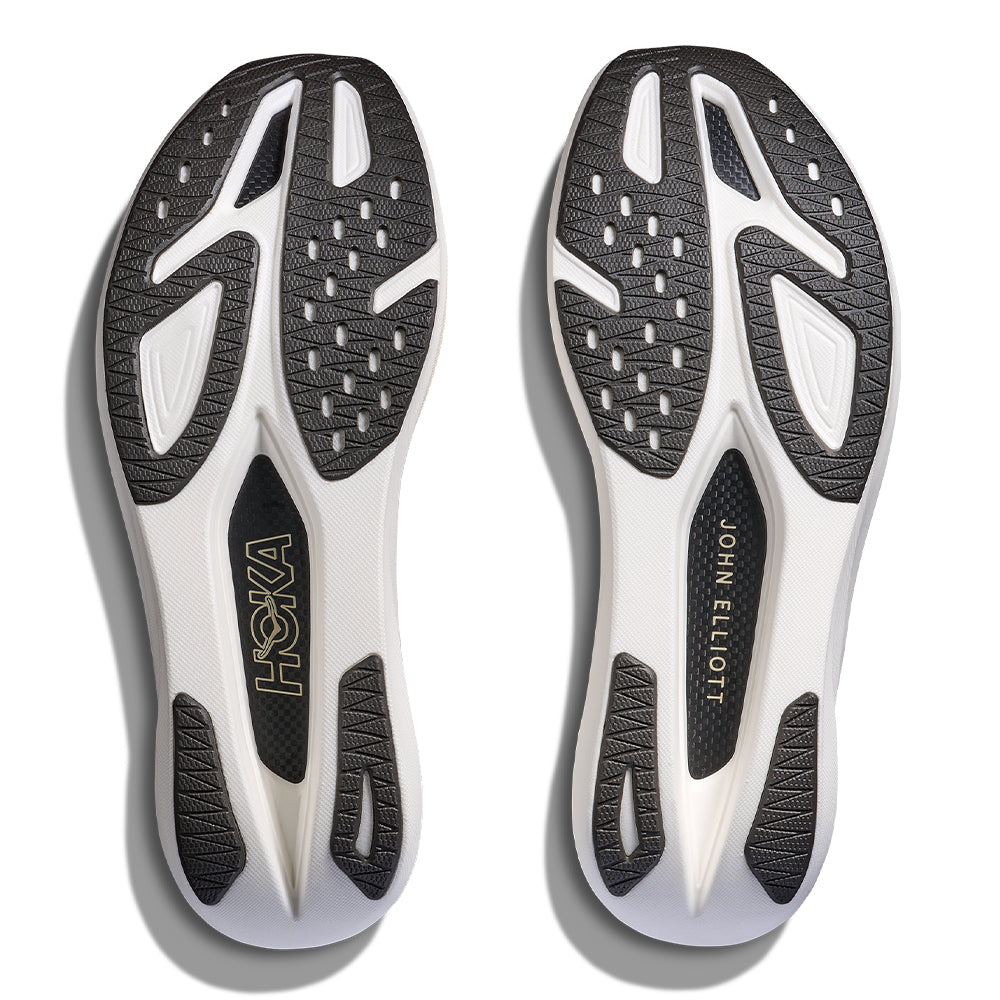 Hoka Rocket X 3 John Elliott - BlackToe Running#colour_spray-green-antique-white