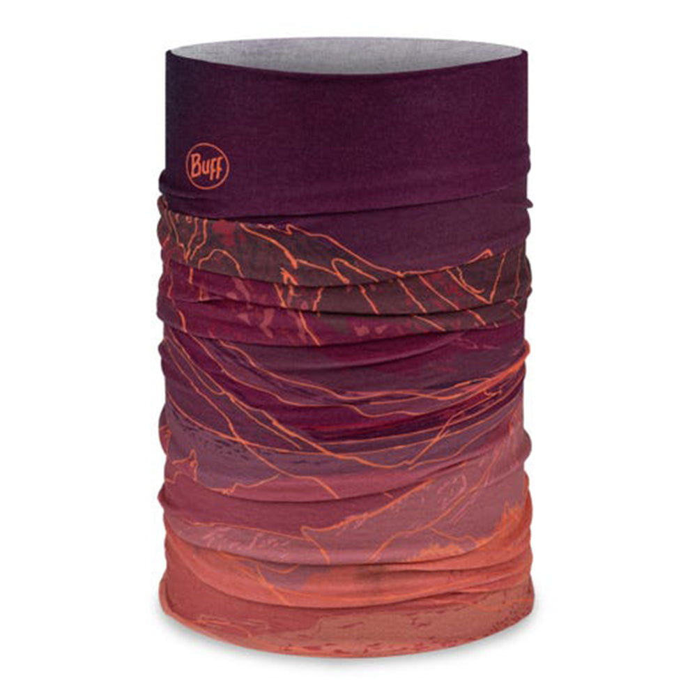 Buff Original EcoStretch Multifunctional Neckwear - BlackToe Running#colour_unal-garnet