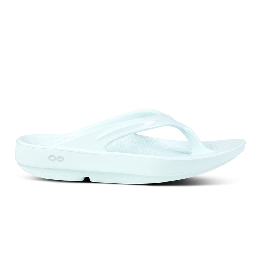 Oofos Women's OOlala Sandal - BlackToe Running#colour_ice
