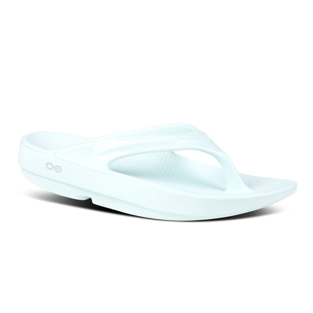 Oofos Women's OOlala Sandal - BlackToe Running#colour_ice