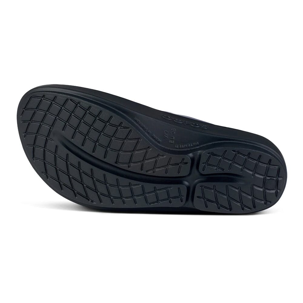 Oofos Oolala Thong Unisex - BlackToe Running