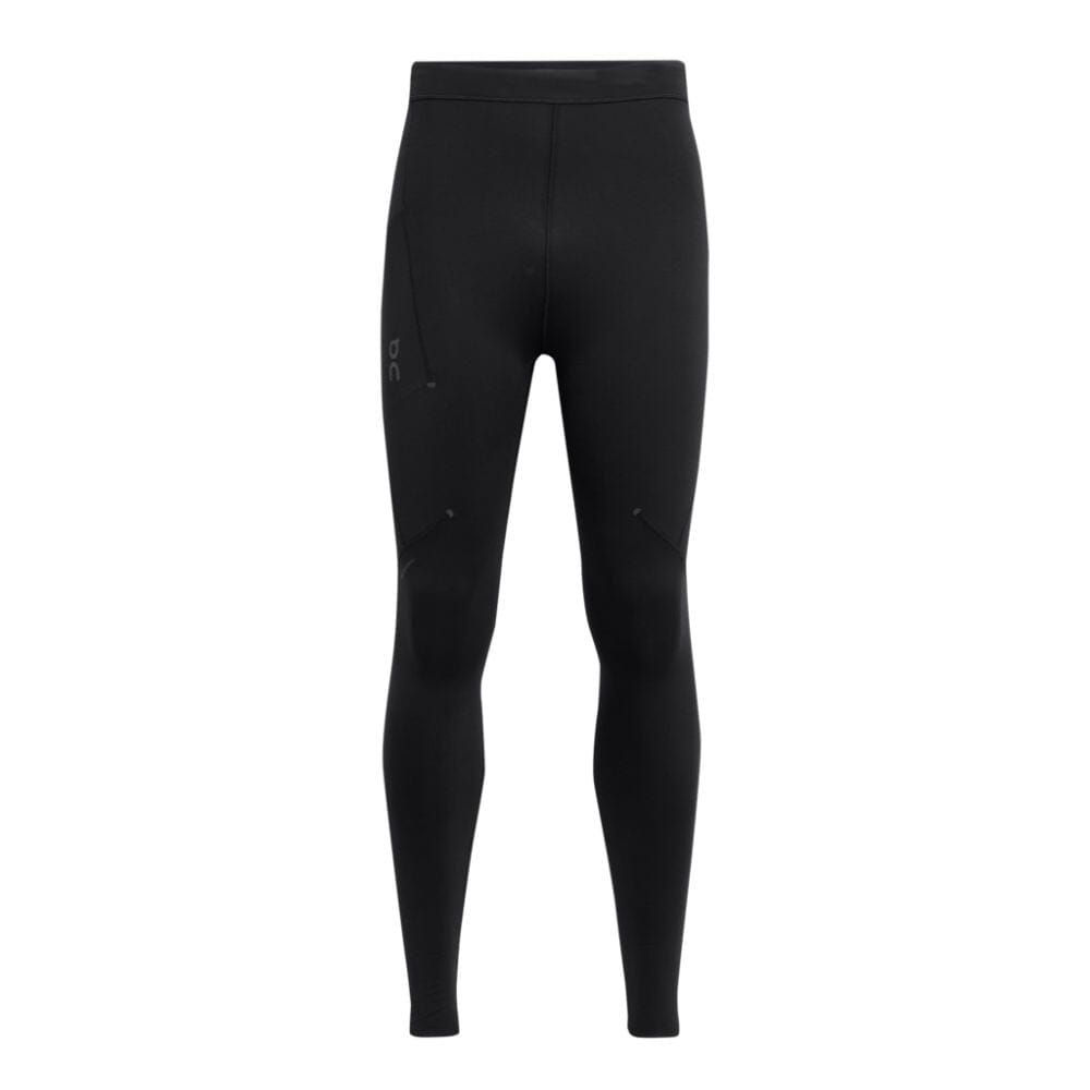 On Running Men's Every Run Winterized Tights Men's Bottoms - BlackToe Running#colour_black