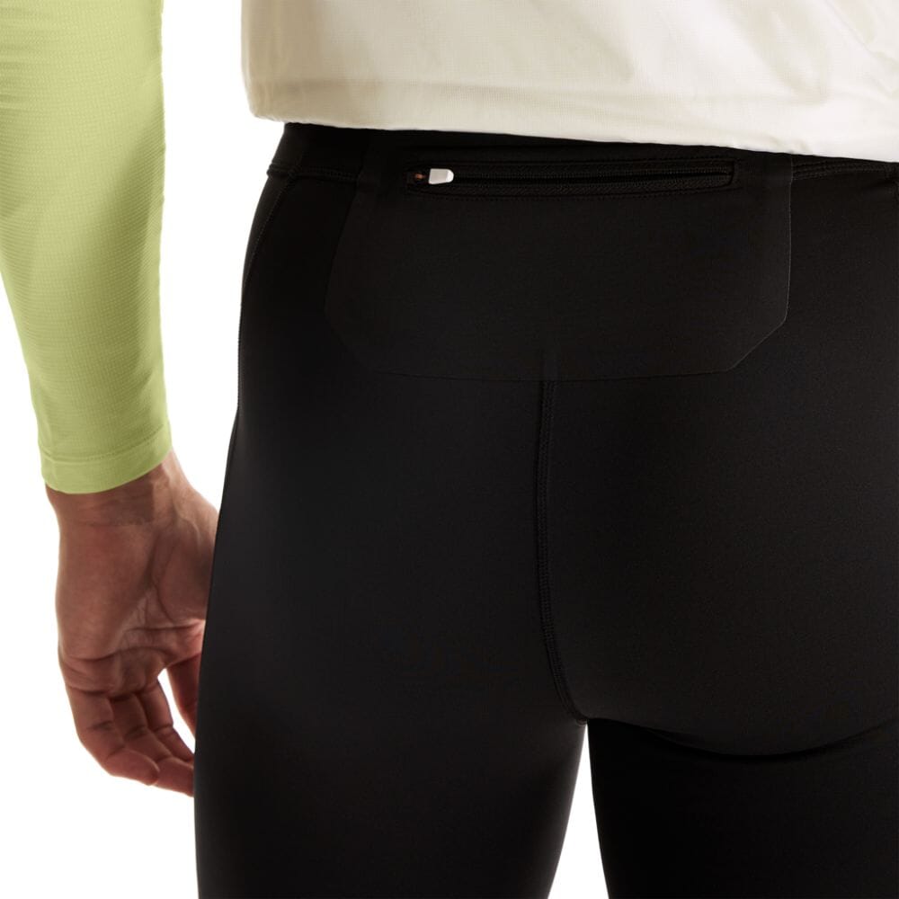 On Running Men's Every Run Winterized Tights Men's Bottoms - BlackToe Running#colour_black