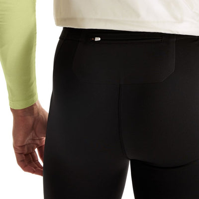 On Running Men's Every Run Winterized Tights Men's Bottoms - BlackToe Running#colour_black