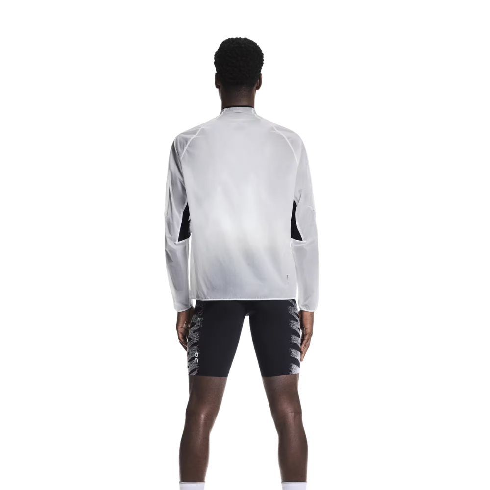 On Men's Zero Jacket - BlackToe Running#colour_white