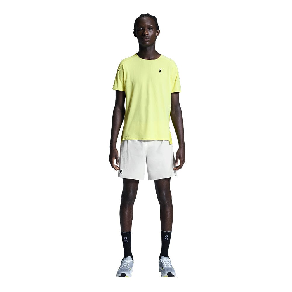 On Running Men's Performance-T - BlackToe Running#colour_limelight-lime