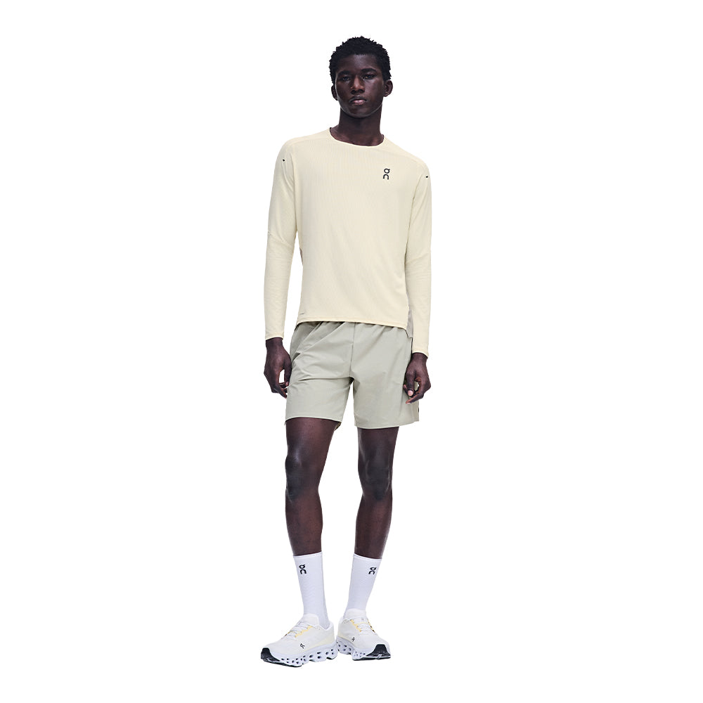 On Running Men's Performance Long-T - BlackToe Running#colour_hare-brume