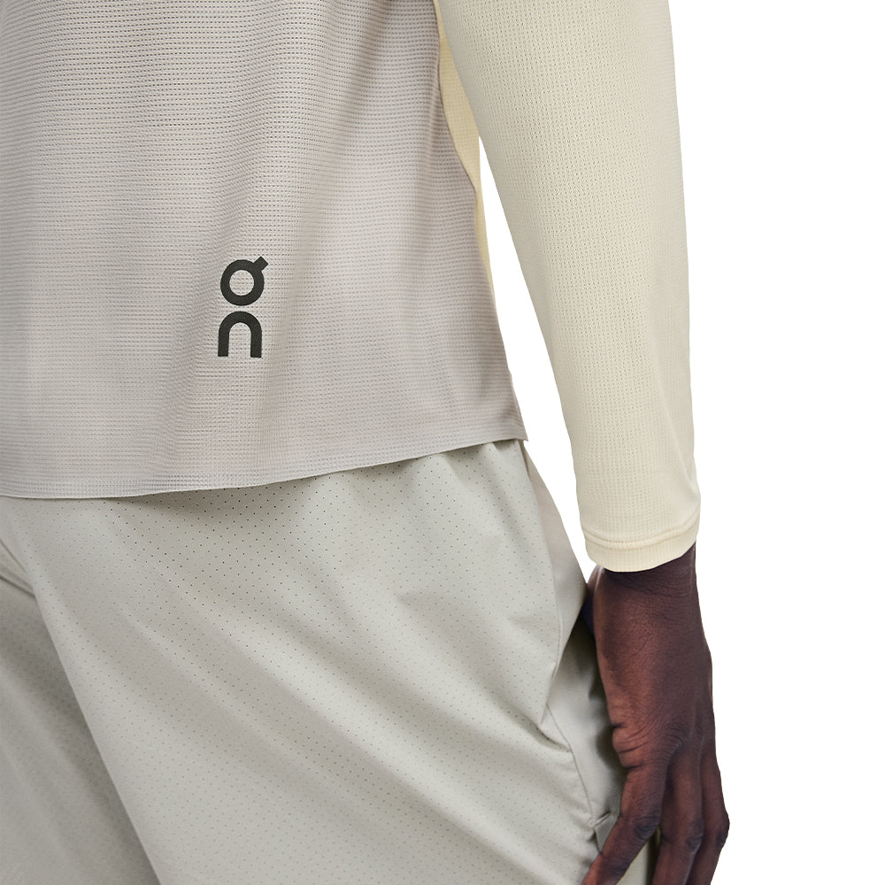 On Running Men's Performance Long-T - BlackToe Running#colour_hare-brume