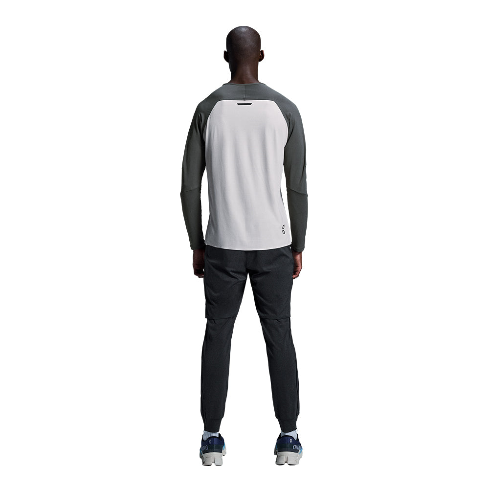 On Men's Weather Pants - BlackToe Running#colour_black