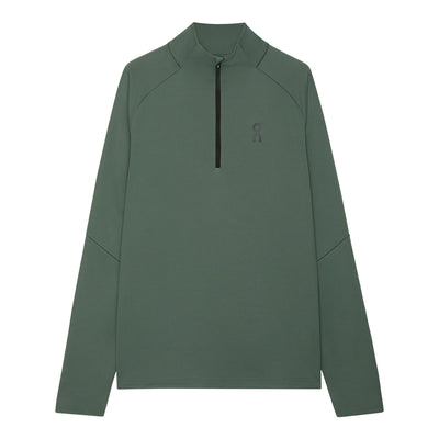 On Men's Climate Shirt - BlackToe Running#colour_olive