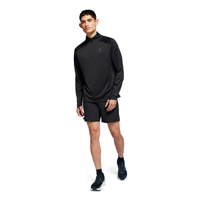 On Men's Climate Shirt - BlackToe Running#colour_black