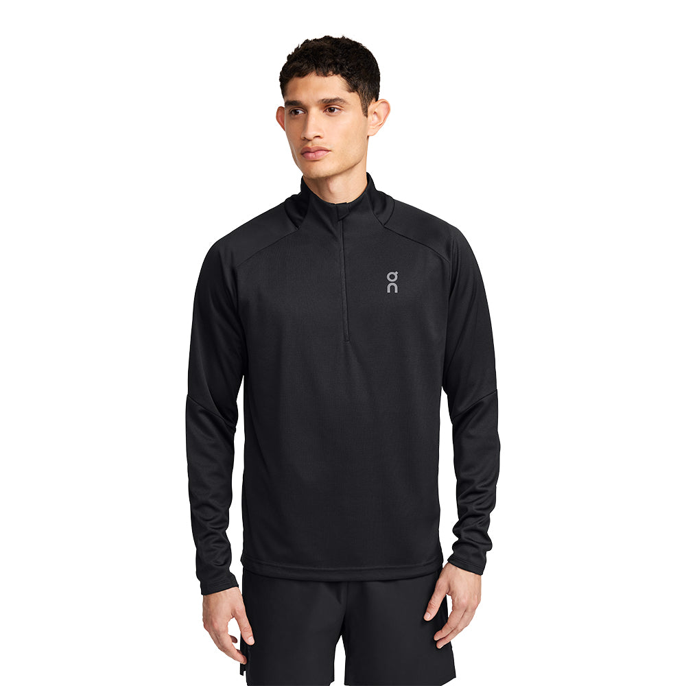 On Men's Climate Shirt - BlackToe Running#colour_black