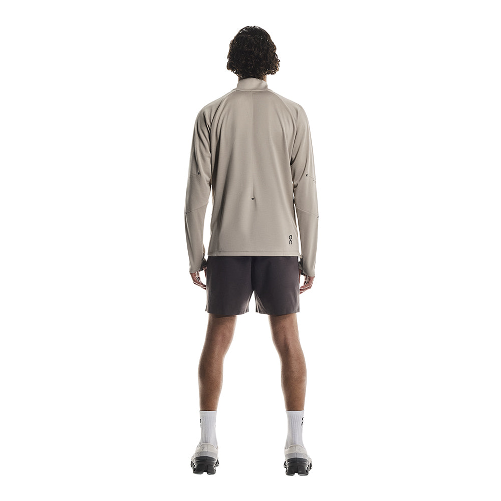 On Men's Climate Shirt - BlackToe Running#colour_desert