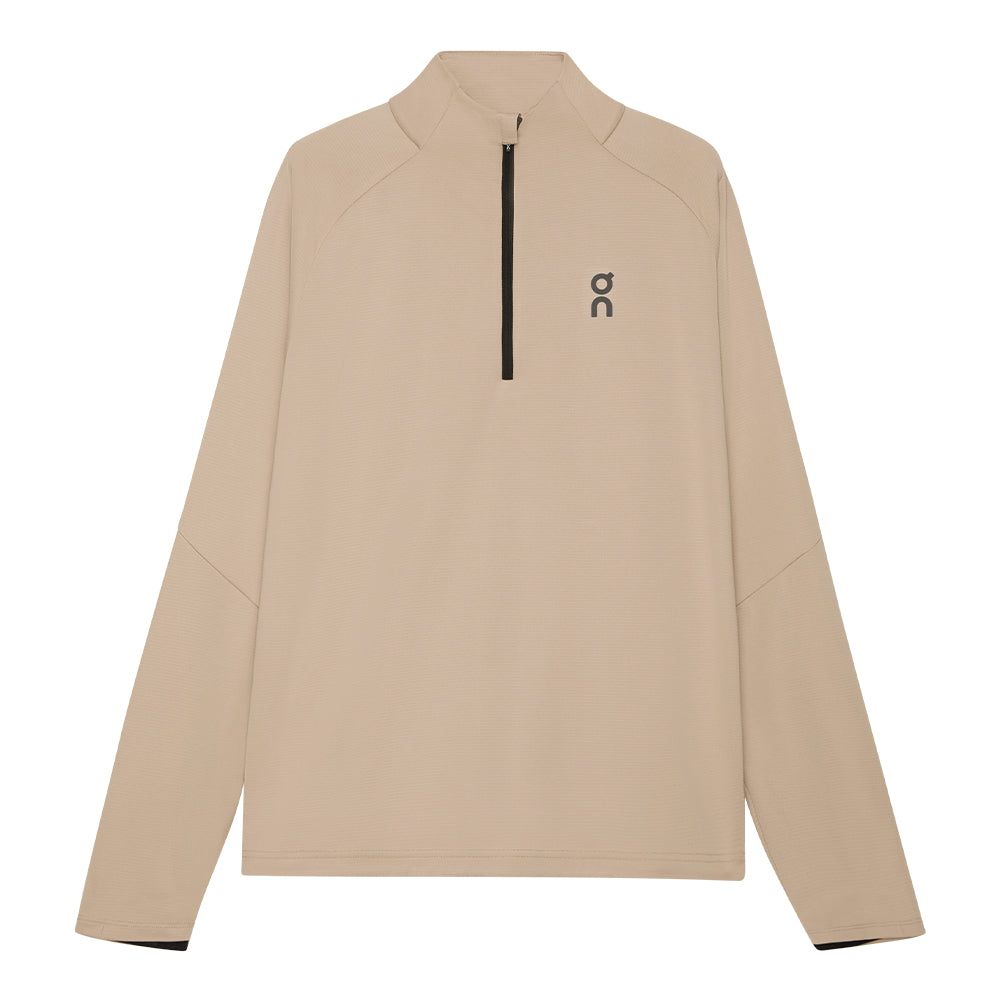 On Men's Climate Shirt - BlackToe Running#colour_desert