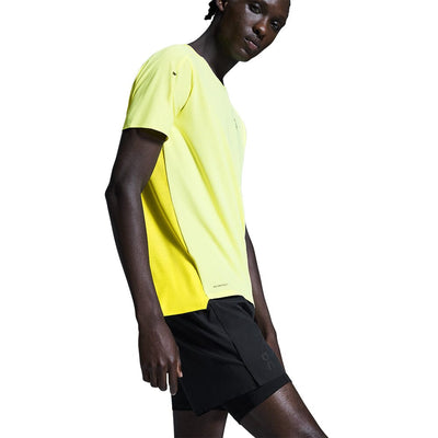 On Men's 5" Performance 2/1 Shorts - BlackToe Running#colour_black