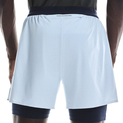 On Men's 5" Performance 2/1 Shorts - BlackToe Running#colour_arctic-midnight