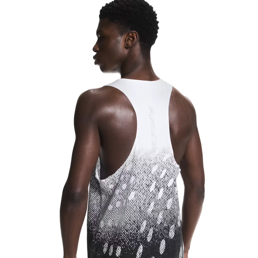 On Men's Zero Singlet - BlackToe Running#colour_white-iron