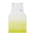 On Men's Zero Singlet - BlackToe Running#colour_white-lime
