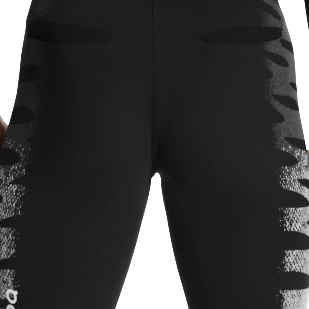 On Running Men's Zero Half Tights - BlackToe Running#colour_iron-white