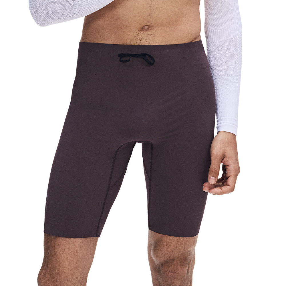 On Running Men's Zero Half Tights - BlackToe Running#colour_urchin