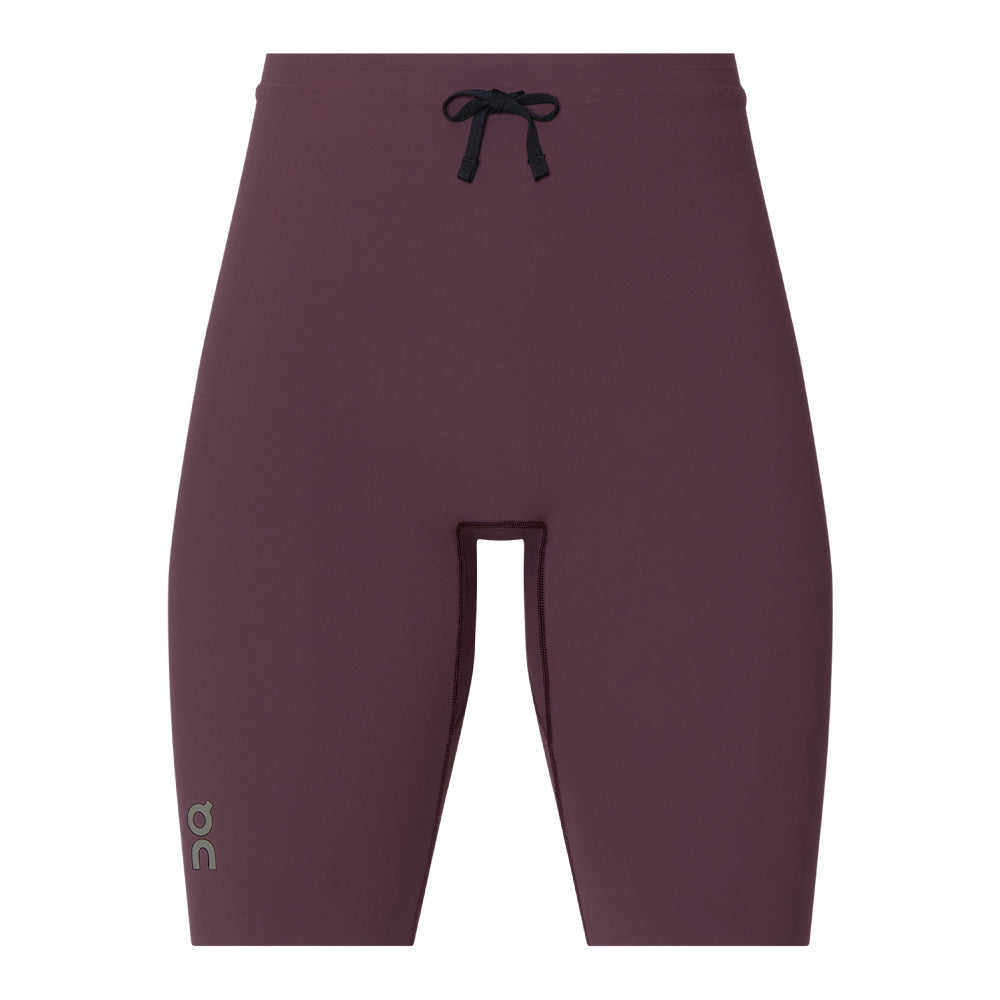 On Running Men's Zero Half Tights - BlackToe Running#colour_urchin