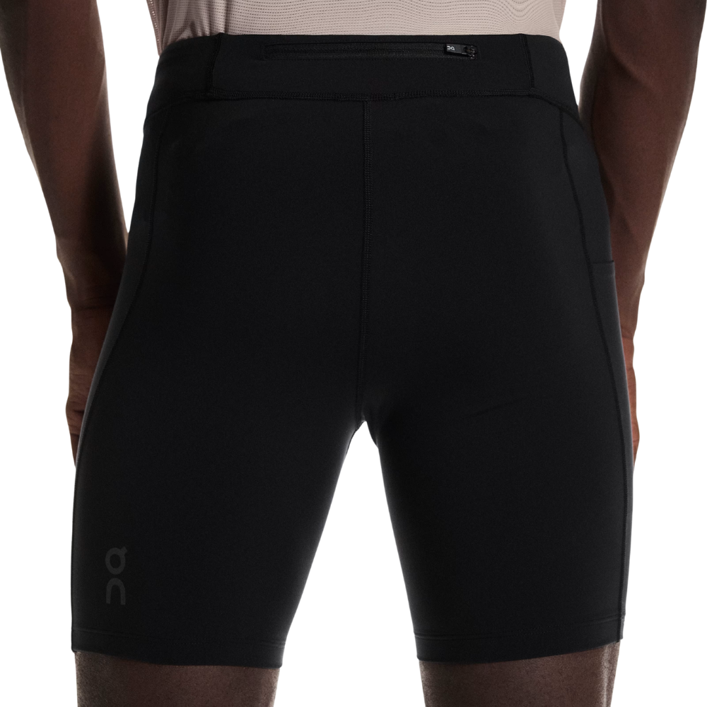 On Men´s 8" Performance Tights - BlackToe Running#colour_black
