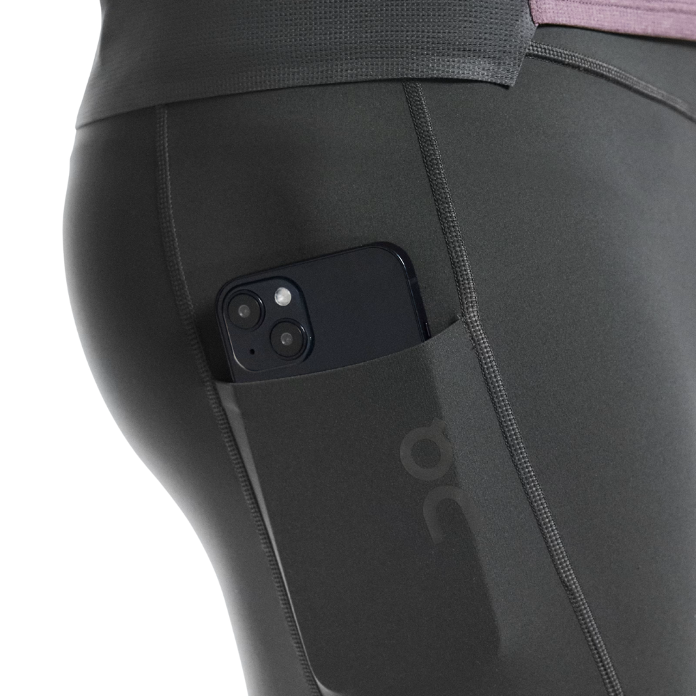 On Men´s 8" Performance Tights - BlackToe Running