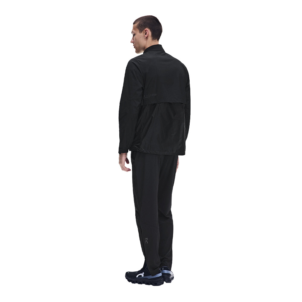 On Men's Weather Jacket 3 - BlackToe Running#colour_black