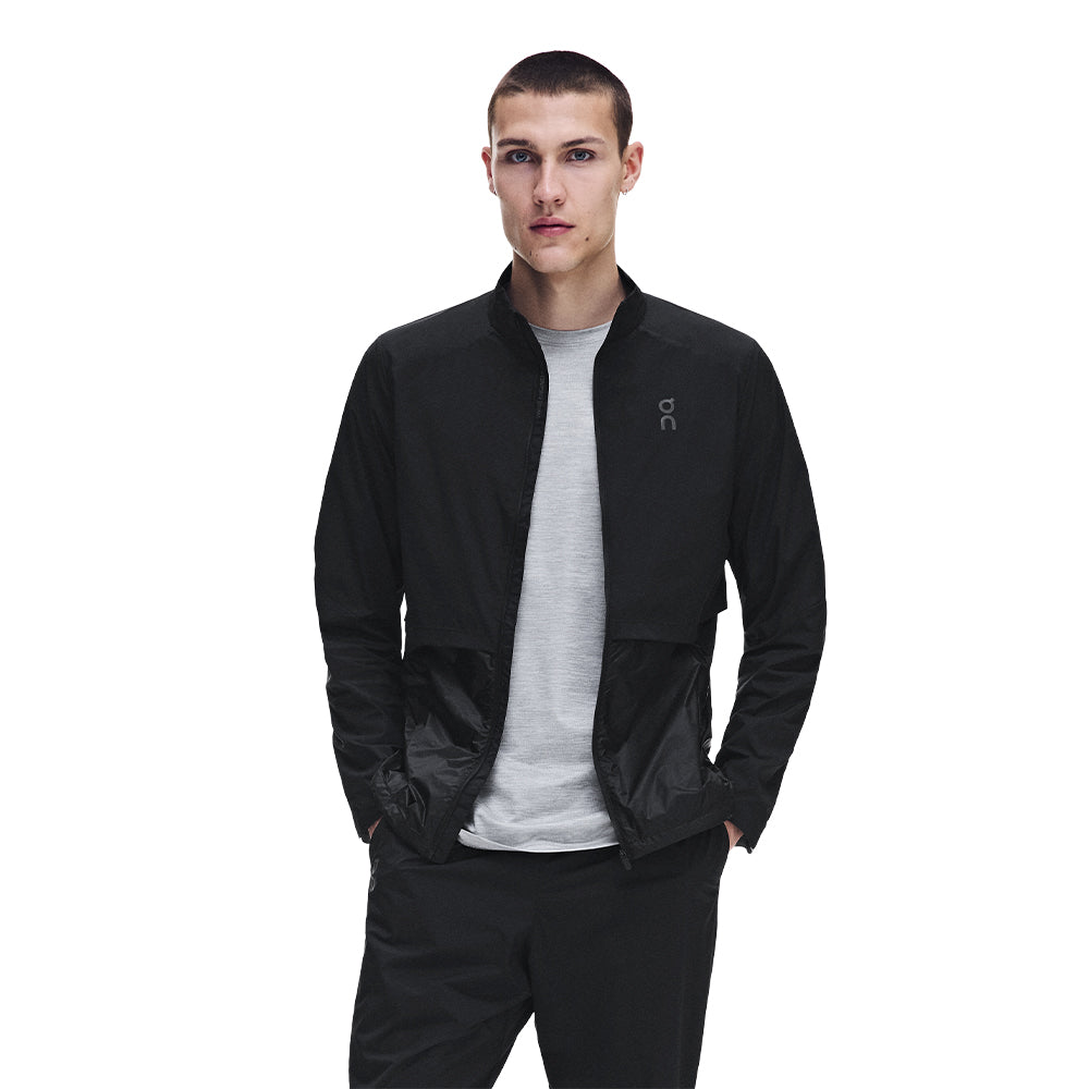 On Men's Weather Jacket 3 - BlackToe Running