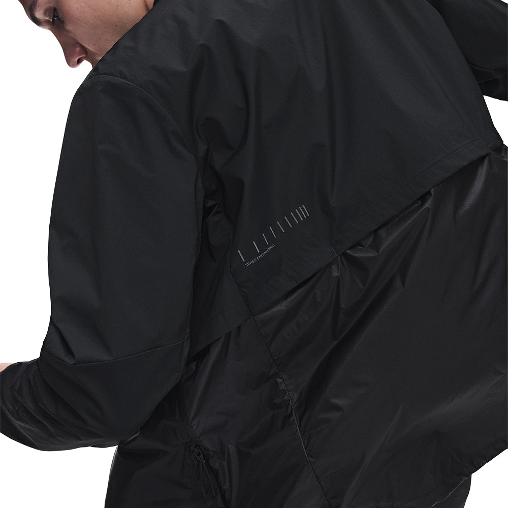 On Men's Weather Jacket 3 - BlackToe Running#colour_black