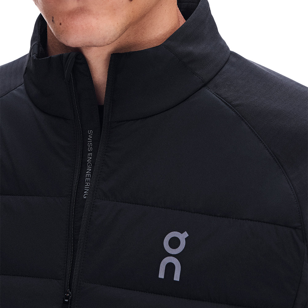 On Men's Weather Hybrid Jacket - BlackToe Running