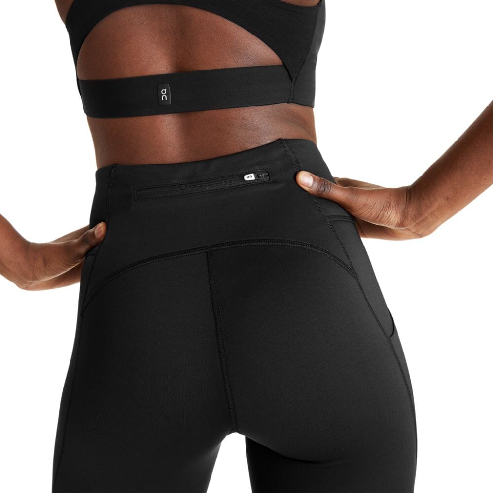 On Running Women's Every Run Winterized Tights Women's Bottoms - BlackToe Running