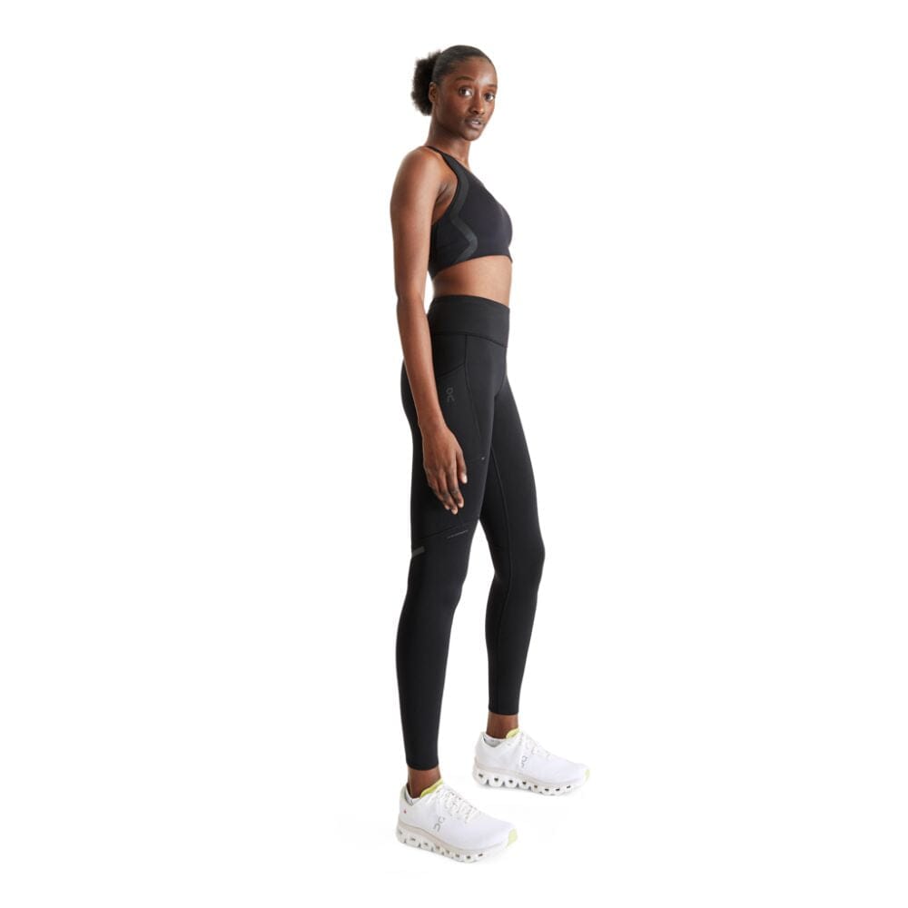 On Running Women's Every Run Winterized Tights Women's Bottoms - BlackToe Running
