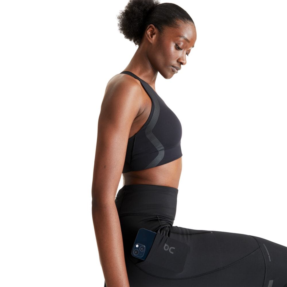 On Running Women's Every Run Winterized Tights Women's Bottoms - BlackToe Running#colour_black