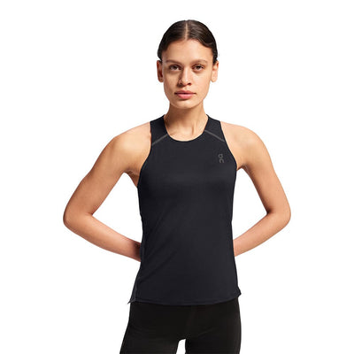 On Women's Performance Tank - BlackToe Running#colour_black-eclipse