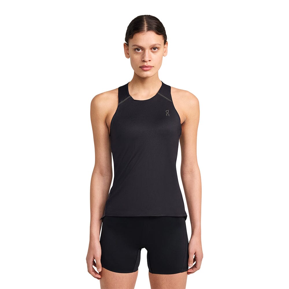 On Women's Performance Tank - BlackToe Running#colour_black-eclipse