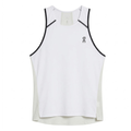 On Women's Performance Tank - BlackToe Running#colour_white-silver