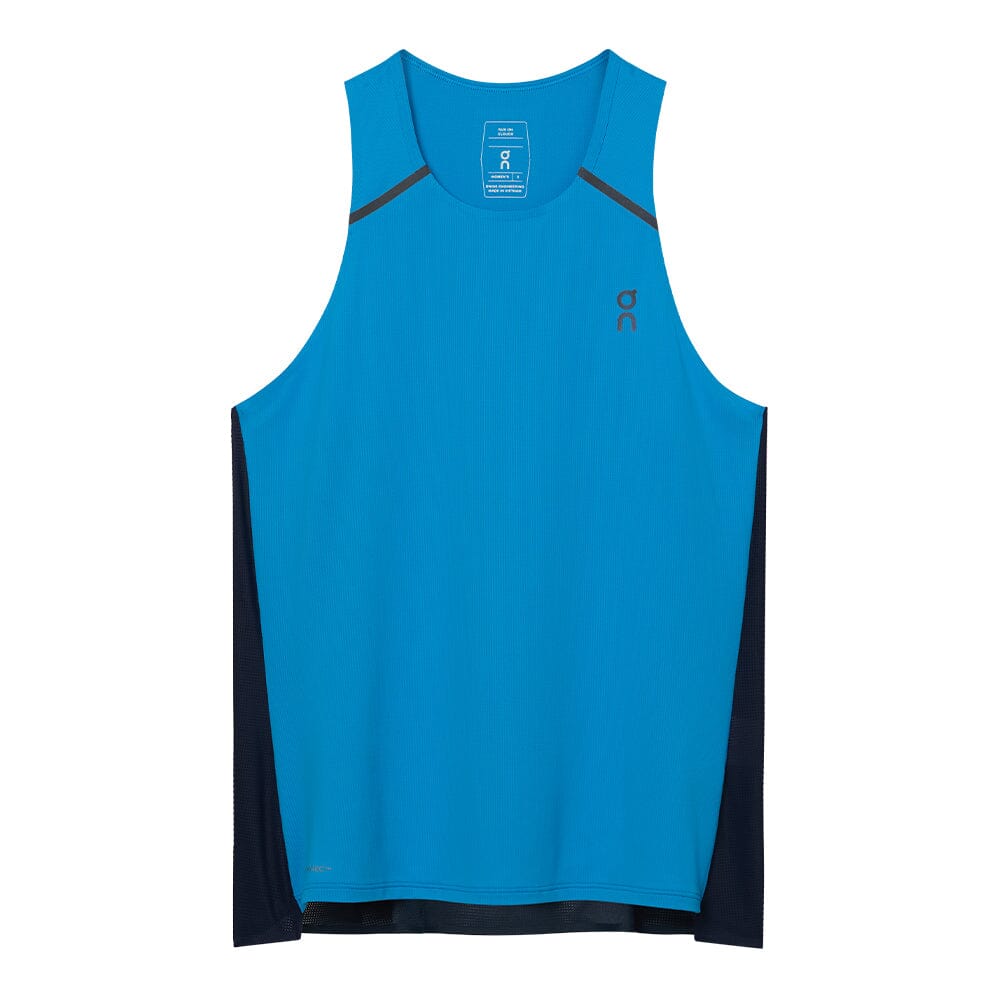 On Women's Performance Tank - BlackToe Running#colour_malibu-midnight